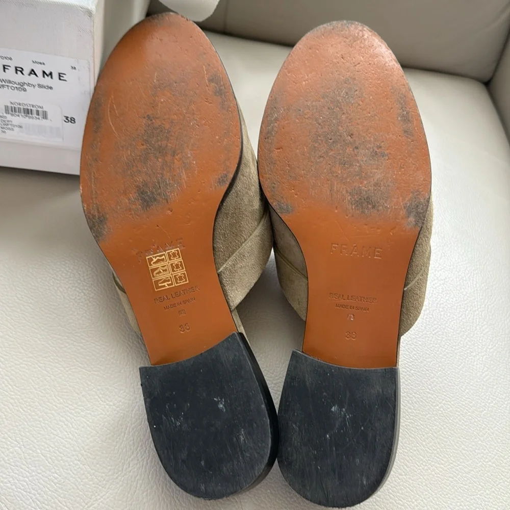 FRAME Le Willoughby Mule (all leather) Size 7 1/2 EU 38 - Picture 5 of 5
